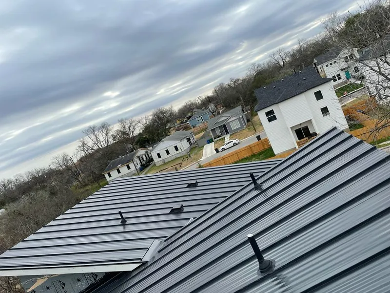 Standing seam metal roof panels with vents for Skylight Repair in Cheverly